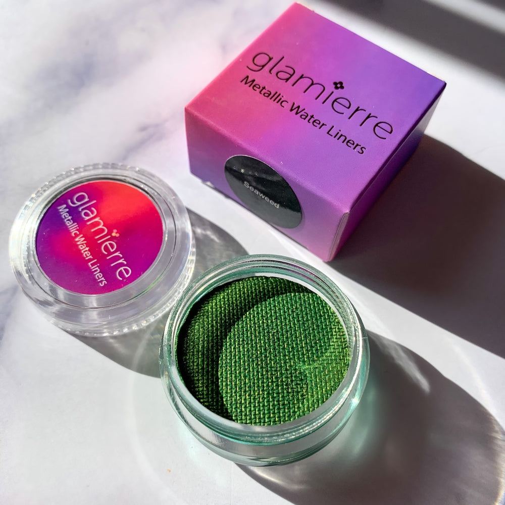 Seaweed Green Luxe Metallic Liner Water Activated