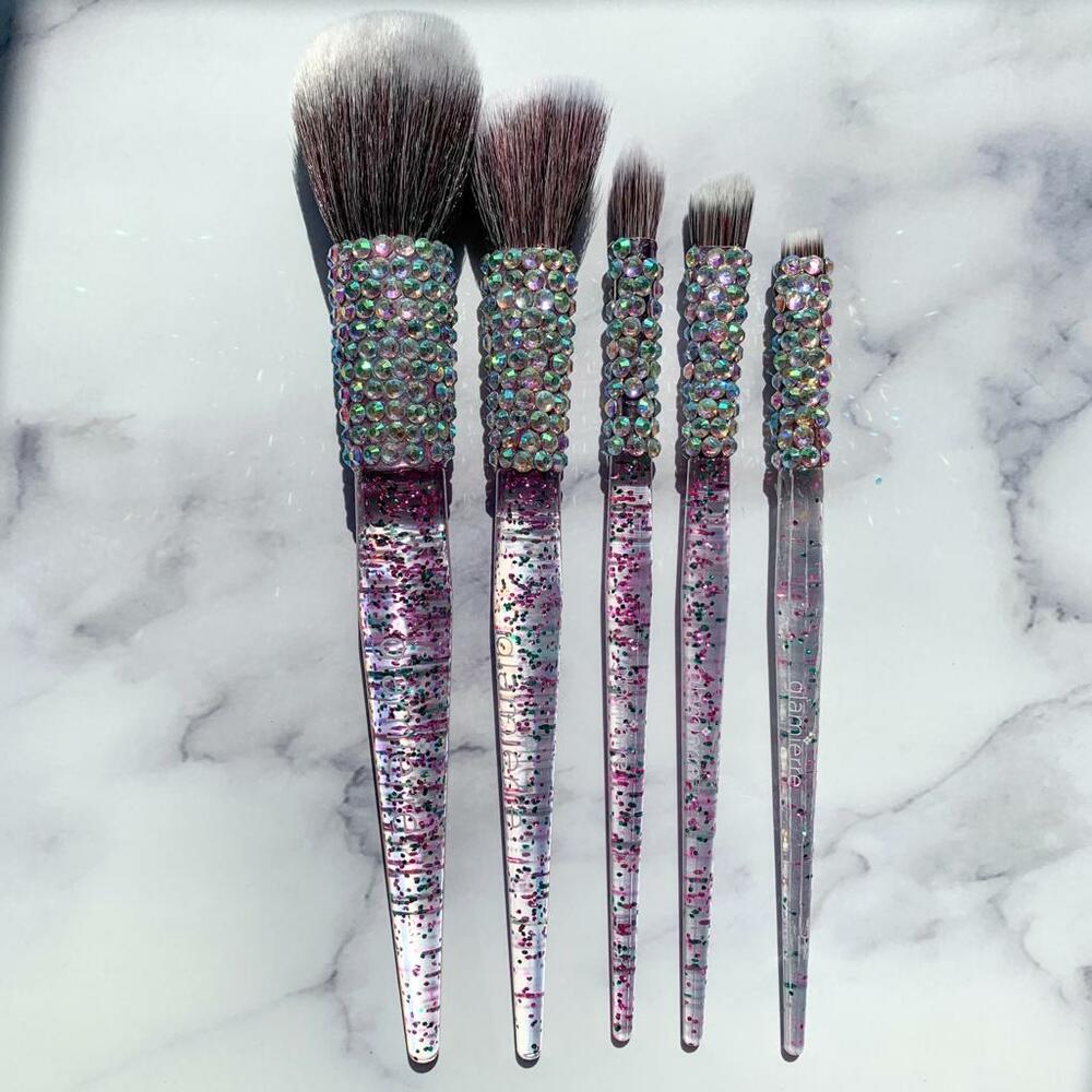 Luxe Glitter Diamond Bedazzled Brush Collection