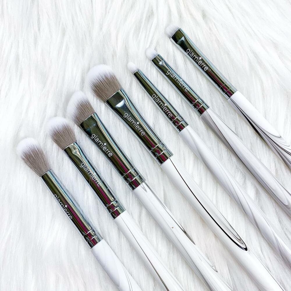 Deluxe Marble 7 Pc Eye Brush Collection