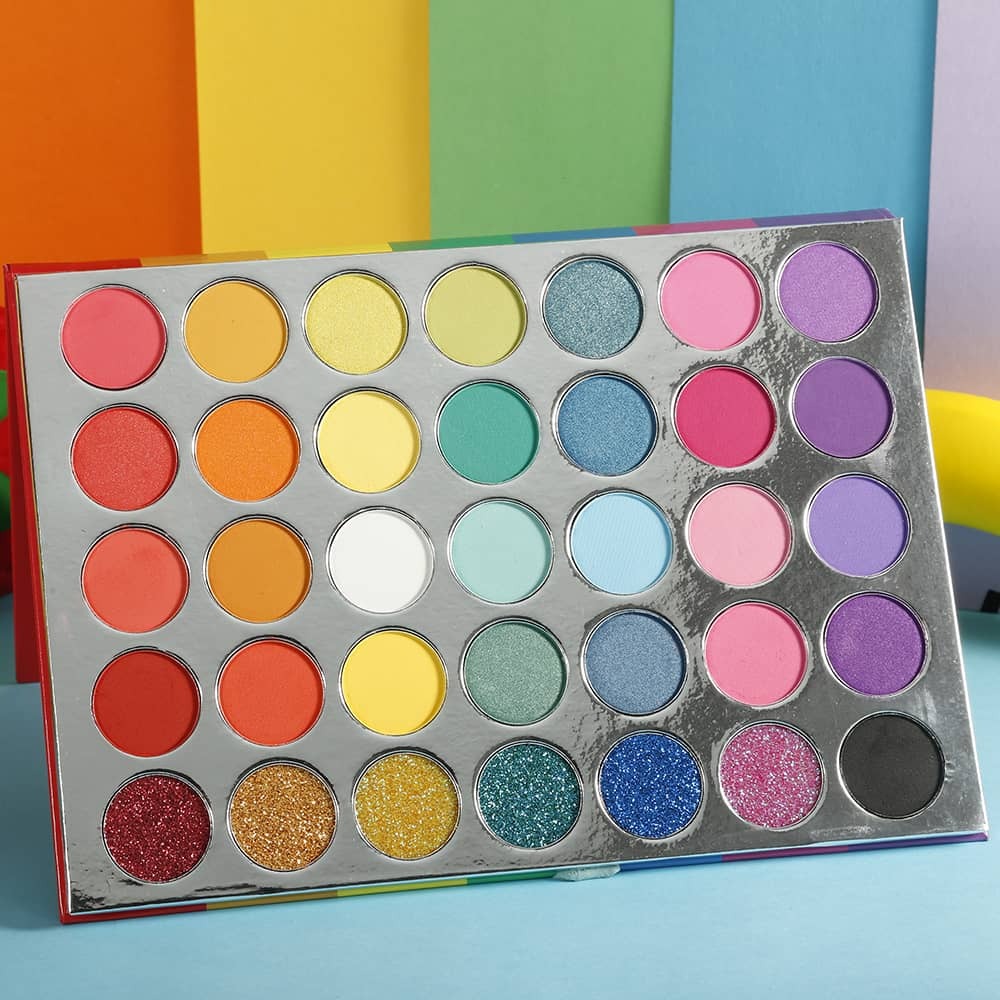 Rainbow Artistry Eyeshadow & Glitter 35 Color Palette