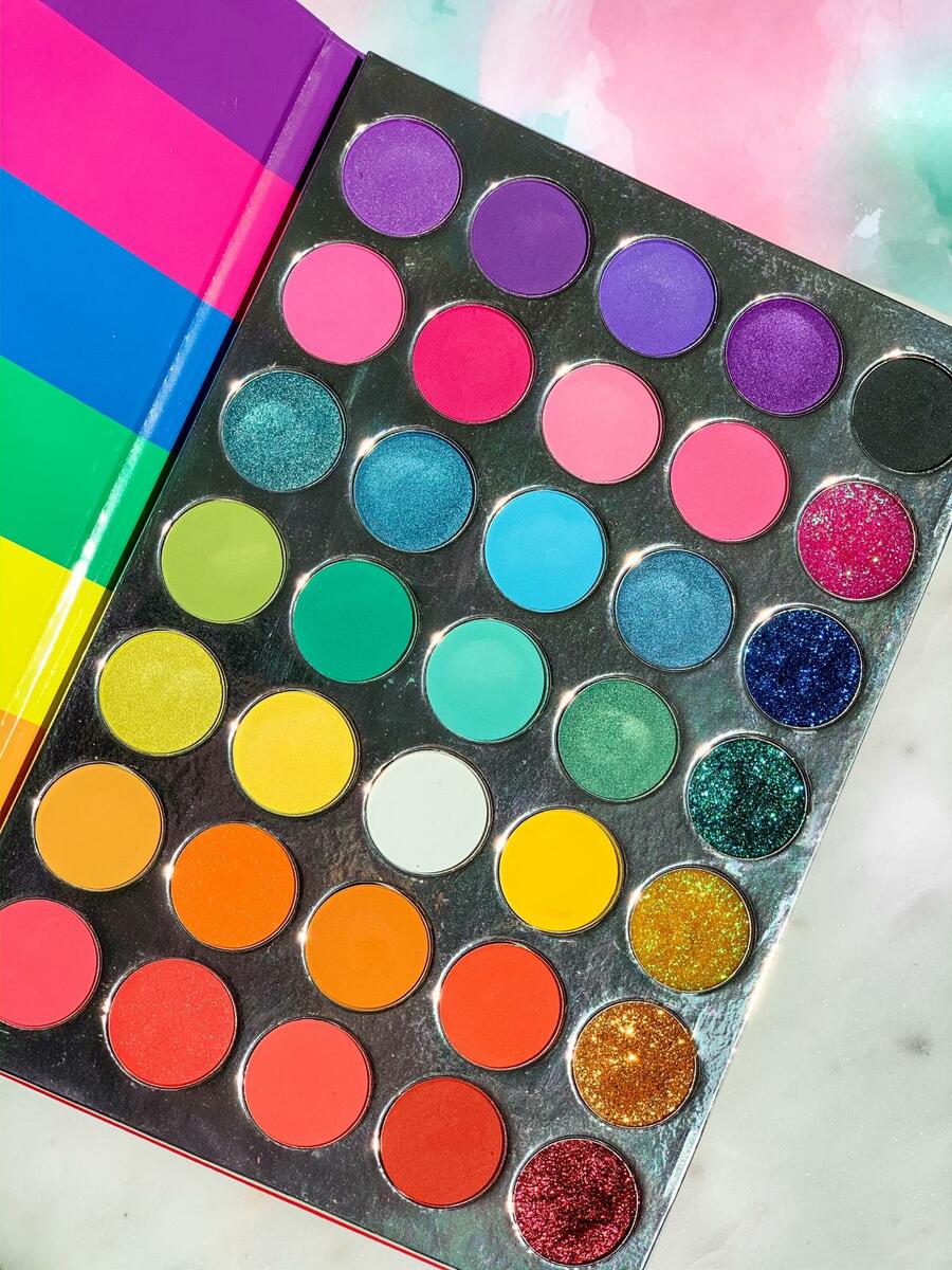 Rainbow Artistry Eyeshadow & Glitter 35 Color Palette