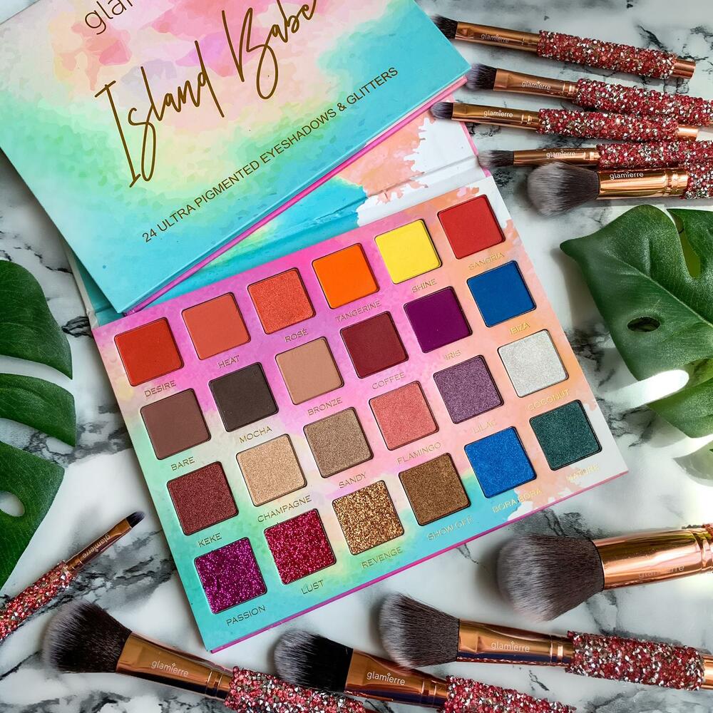 Island Babe Eyeshadow & Glitter Palette