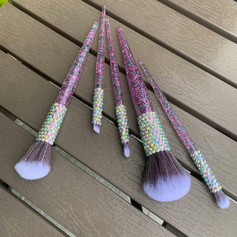 Luxe Glitter Diamond Bedazzled Brush Collection
