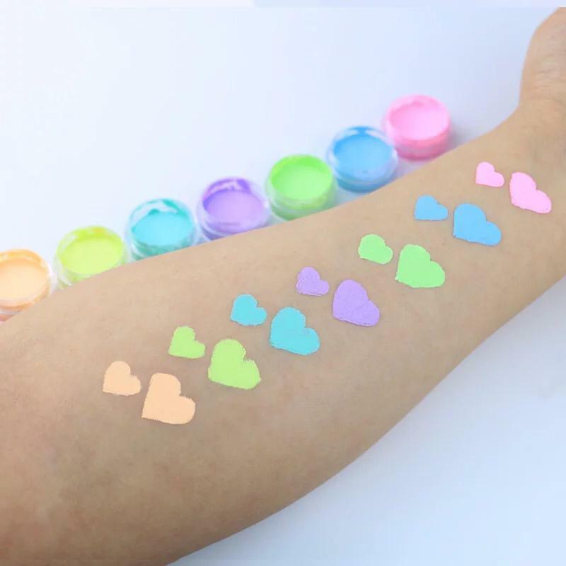 Blueberry Pop Neon UV Pastel Liner Color Water Activated
