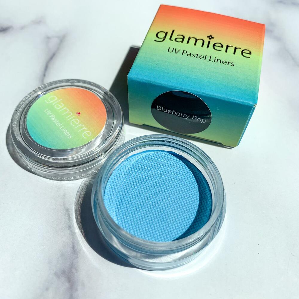 Blueberry Pop Neon UV Pastel Liner Color Water Activated