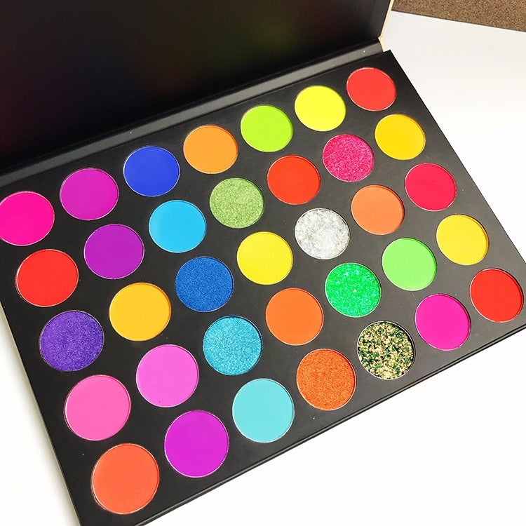 Neon Dreams Eyeshadow & Glitter 35 Color Palette