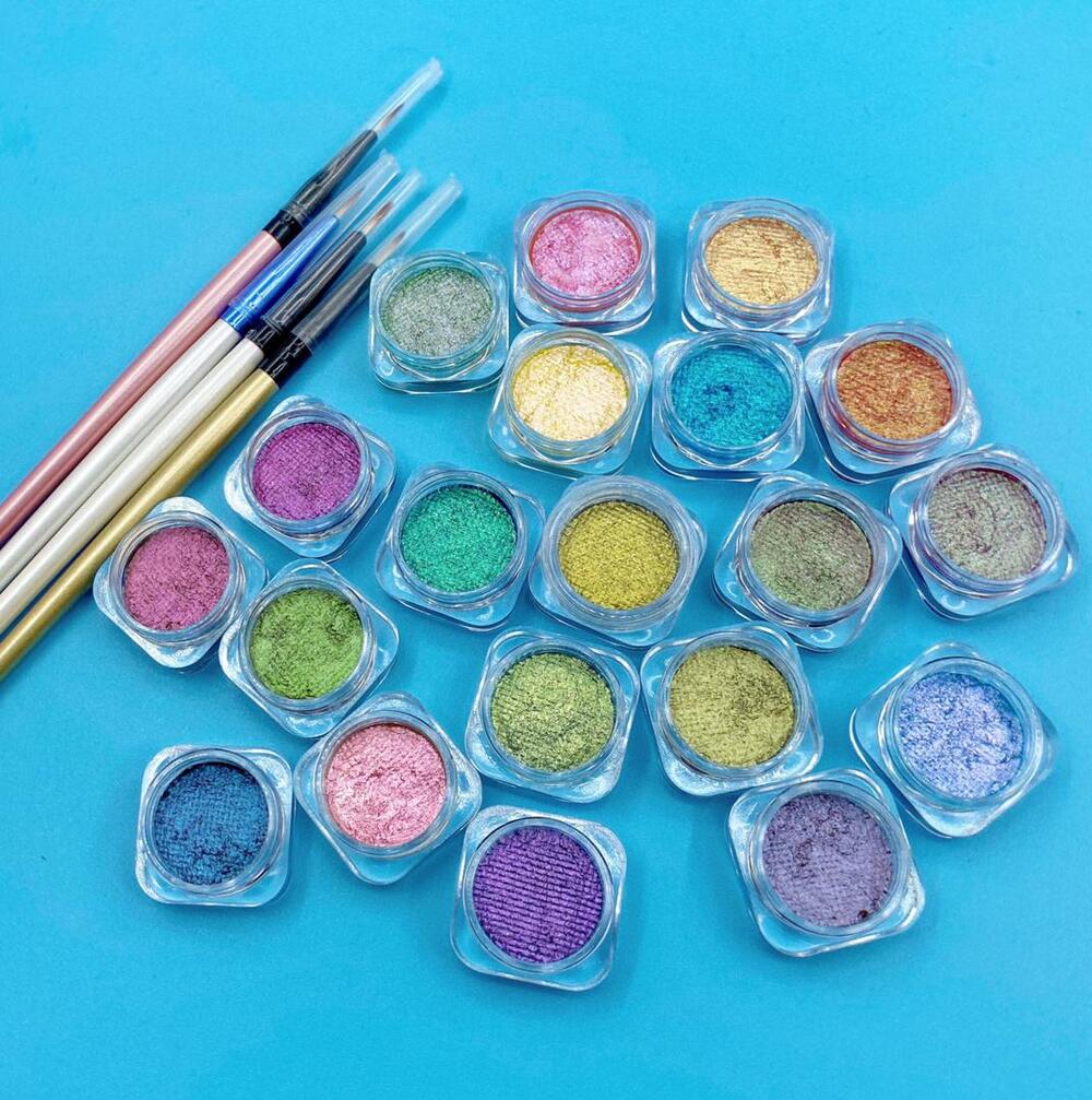 Chrome Luxe Liner 20 Color Collection Water Activated