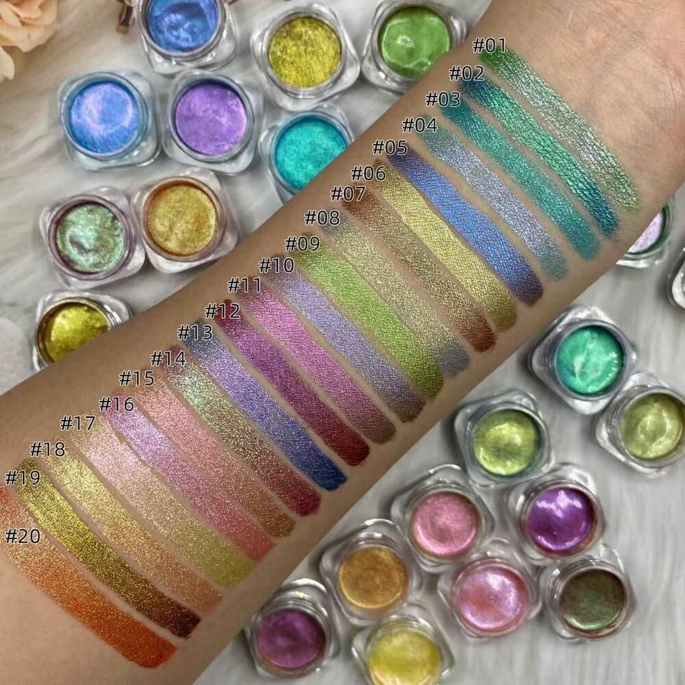 Chrome Luxe Liner 20 Color Collection Water Activated