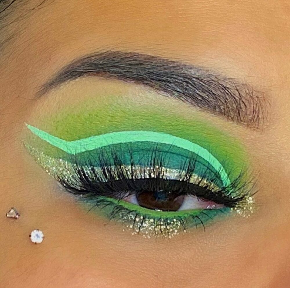 Mint Lime Neon UV Pastel Liner Color Water Activated