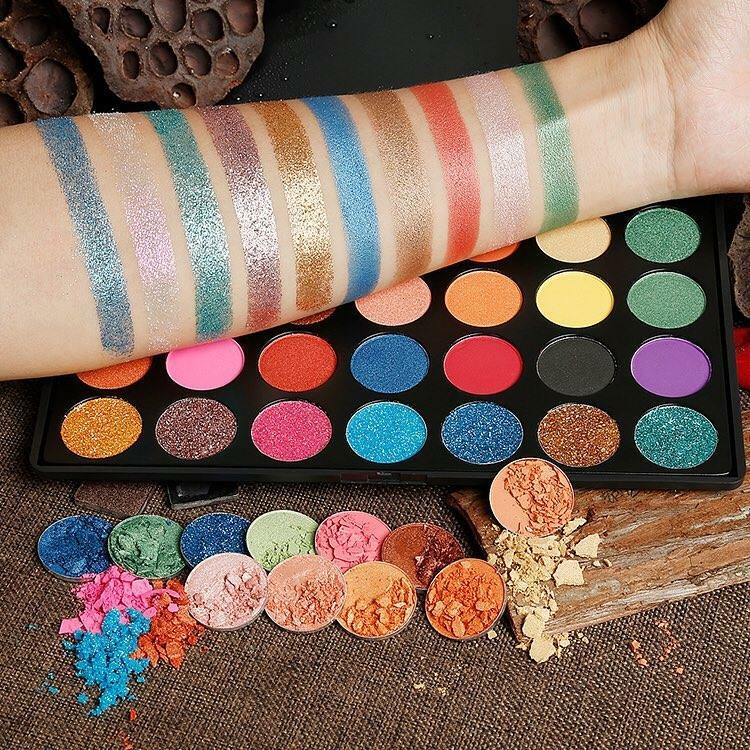 Color Splash Eyeshadow & Glitter 35 Color Palette