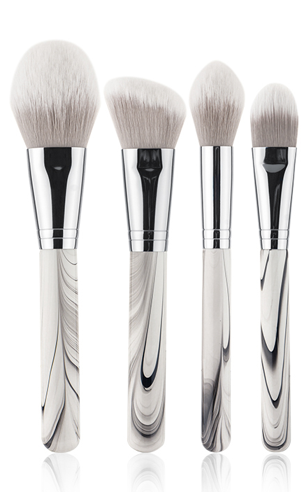Face Deluxe Marble 4 Pc Brush Collection