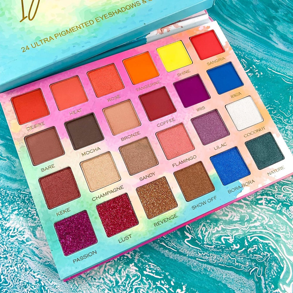 Island Babe Eyeshadow & Glitter Palette