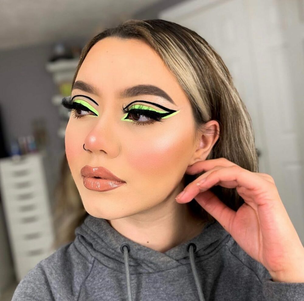 Mint Lime Neon UV Pastel Liner Color Water Activated