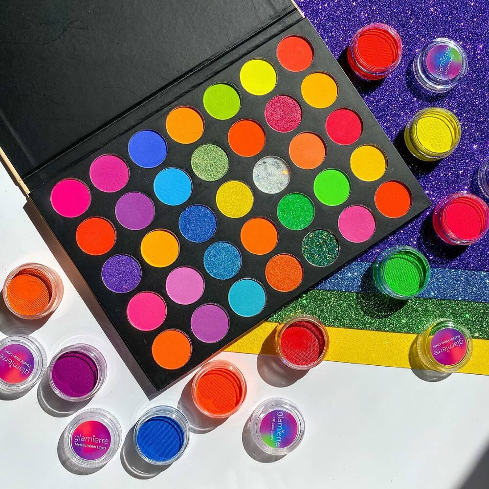 Neon Dreams Eyeshadow & Glitter 35 Color Palette