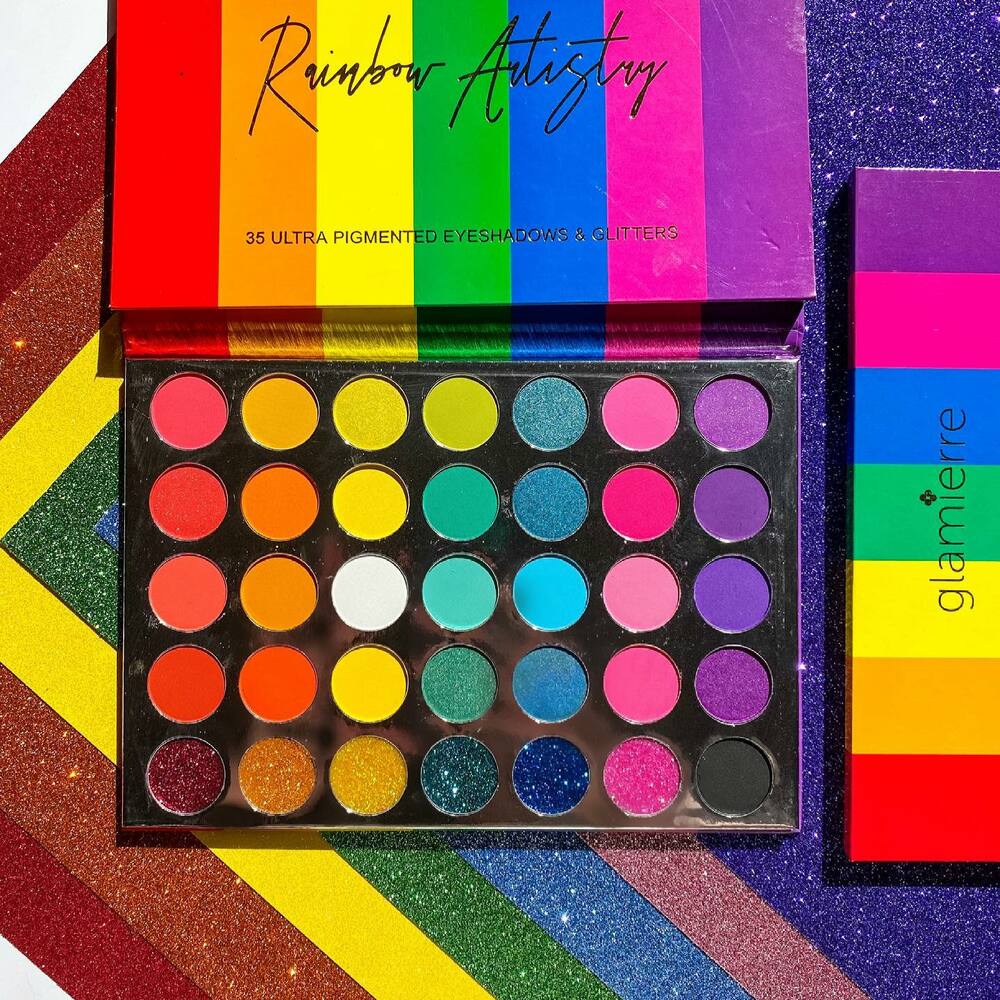 Rainbow Artistry Eyeshadow & Glitter 35 Color Palette