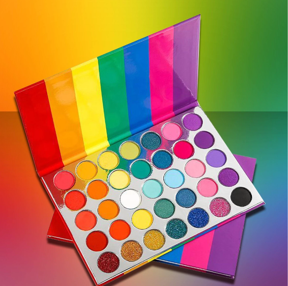 Rainbow Artistry Eyeshadow & Glitter 35 Color Palette