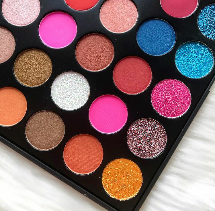 Color Splash Eyeshadow & Glitter 35 Color Palette