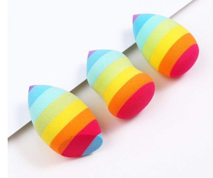 Rainbow Makeup Sponge Glam Blender Set