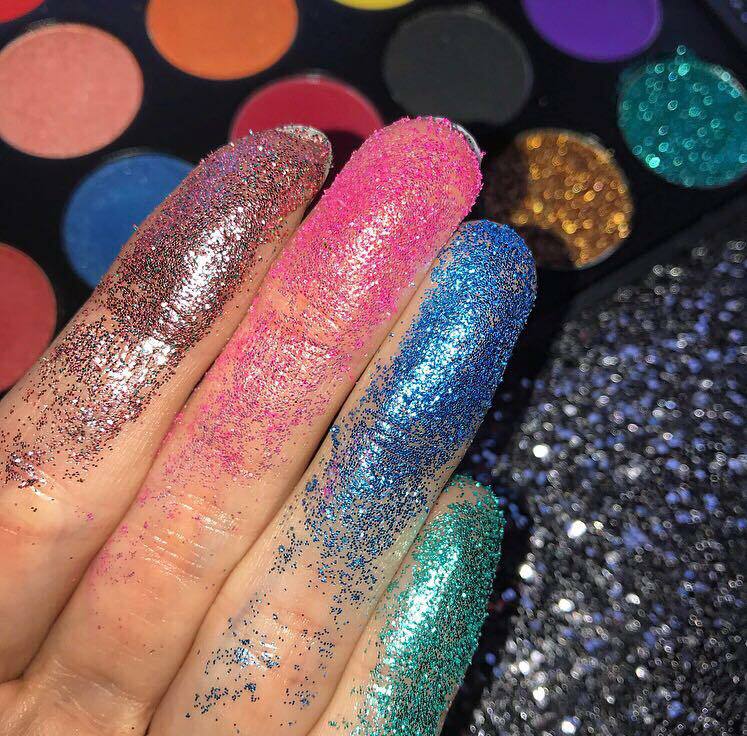 Color Splash Eyeshadow & Glitter 35 Color Palette