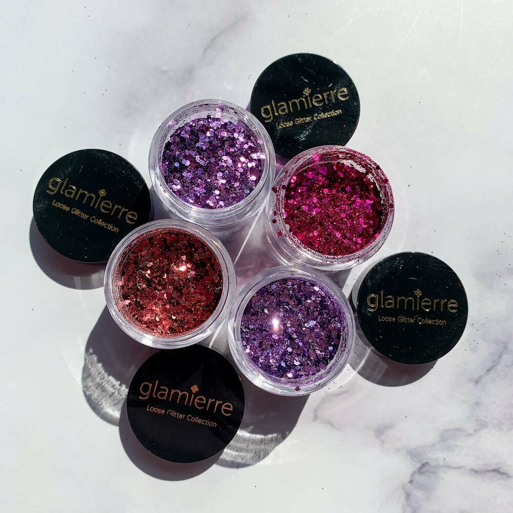 Unicorn Purple-Pink Loose Glitter Makeup Collection – Glamierre